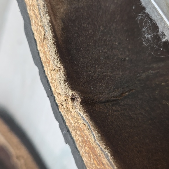 Birkenstock Women Gizeh T Strap Silver Buckle Sandals Slide Shoes Sz 40/9 Regula - Picture 15 of 15